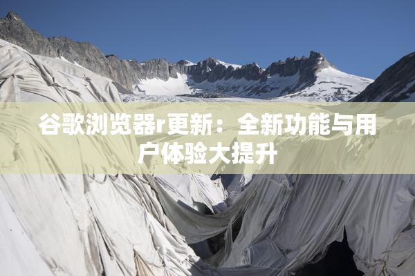 谷歌浏览器r更新：全新功能与用户体验大提升