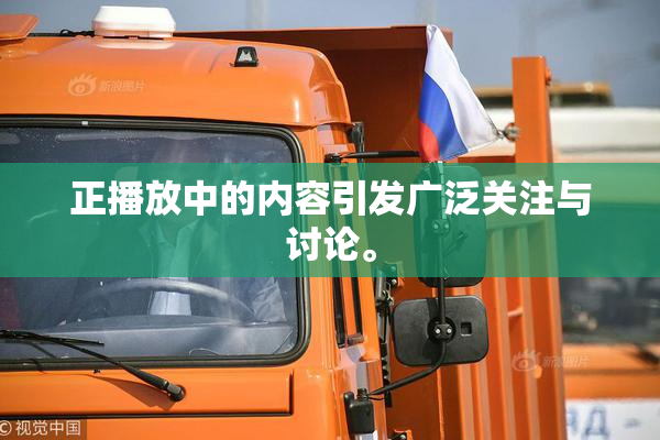 正播放中的内容引发广泛关注与讨论。