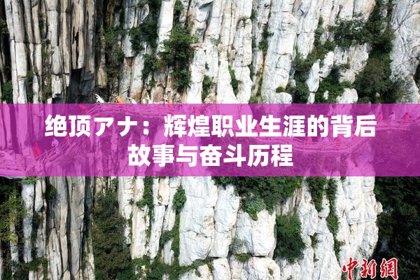 绝顶アナ：辉煌职业生涯的背后故事与奋斗历程