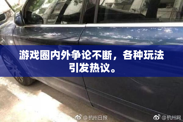 游戏圈内外争论不断，各种玩法引发热议。