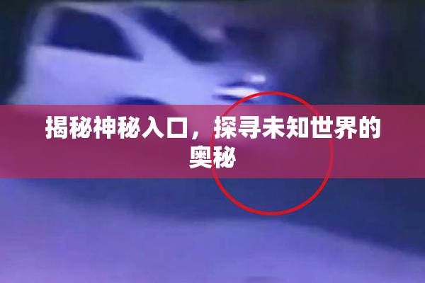 揭秘神秘入口，探寻未知世界的奥秘