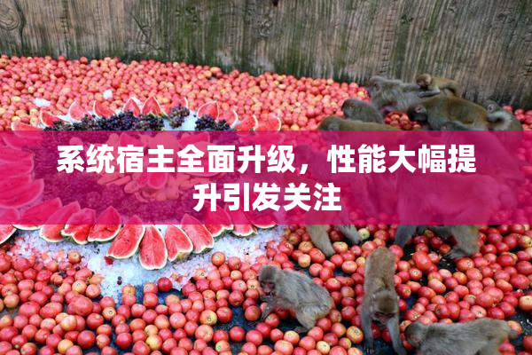 系统宿主全面升级，性能大幅提升引发关注