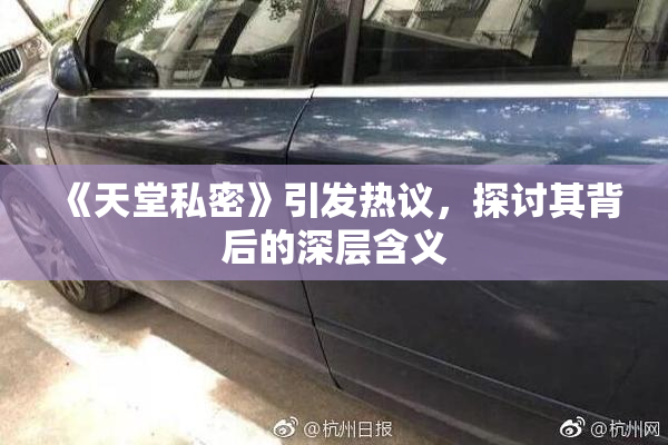 《天堂私密》引发热议，探讨其背后的深层含义