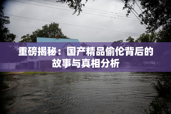 重磅揭秘：国产精品偷伦背后的故事与真相分析