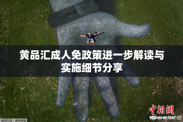 黄品汇成人免政策进一步解读与实施细节分享
