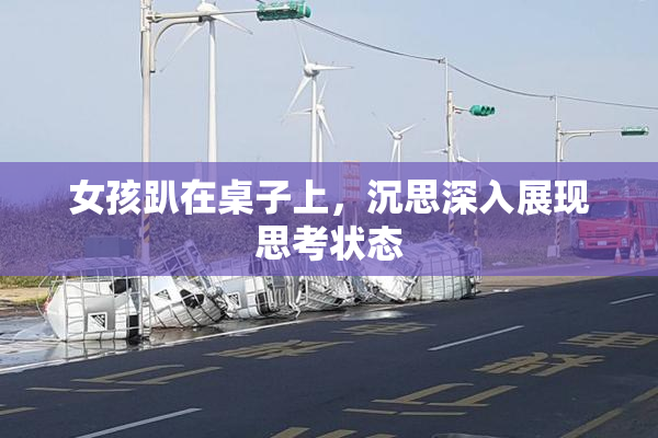 女孩趴在桌子上，沉思深入展现思考状态