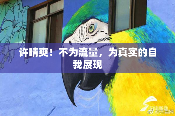 许晴爽！不为流量，为真实的自我展现