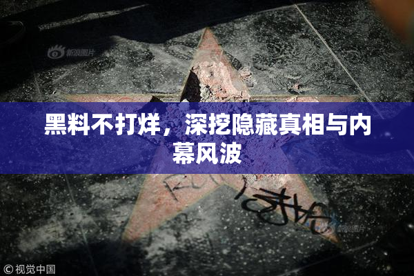 黑料不打烊，深挖隐藏真相与内幕风波