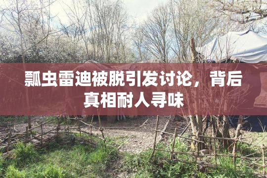 瓢虫雷迪被脱引发讨论，背后真相耐人寻味
