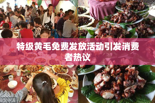 特级黄毛免费发放活动引发消费者热议
