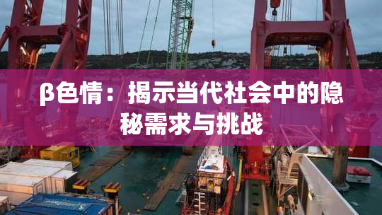β色情：揭示当代社会中的隐秘需求与挑战