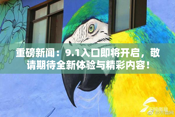 重磅新闻：9.1入口即将开启，敬请期待全新体验与精彩内容！