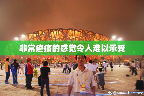 非常疼痛的感觉令人难以承受