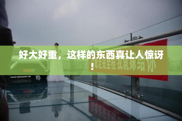 好大好重，这样的东西真让人惊讶！