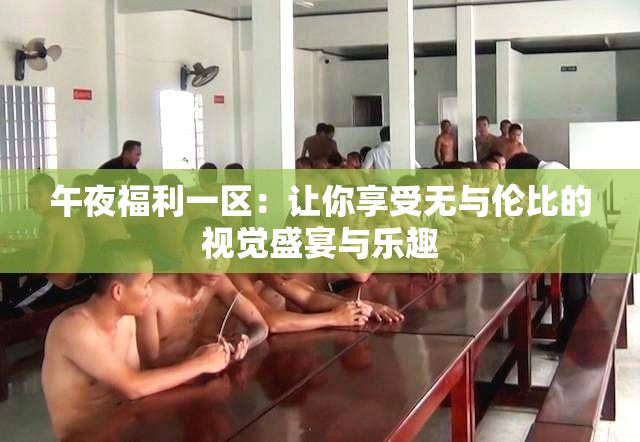 午夜福利一区：让你享受无与伦比的视觉盛宴与乐趣