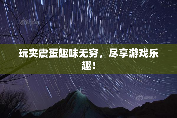 玩夹震蛋趣味无穷，尽享游戏乐趣！