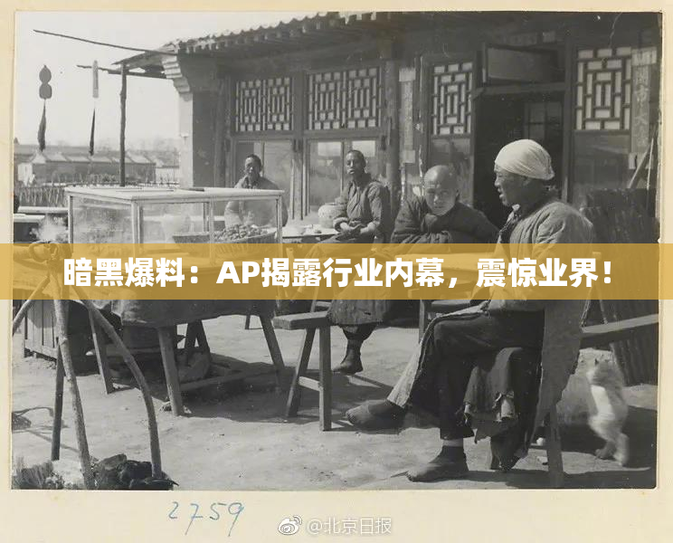 暗黑爆料：AP揭露行业内幕，震惊业界！