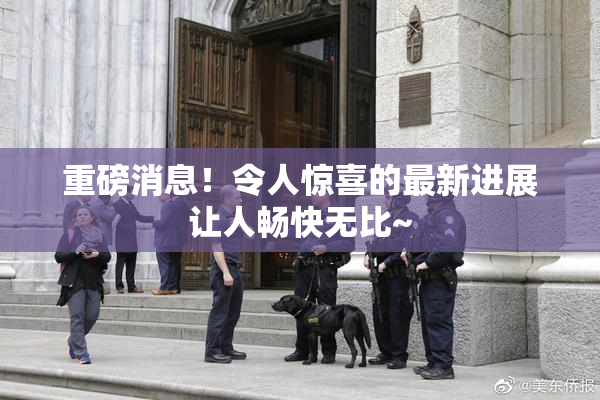 重磅消息！令人惊喜的最新进展让人畅快无比~