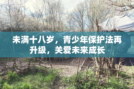 未满十八岁，青少年保护法再升级，关爱未来成长
