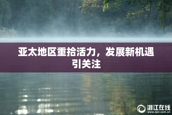 亚太地区重拾活力，发展新机遇引关注
