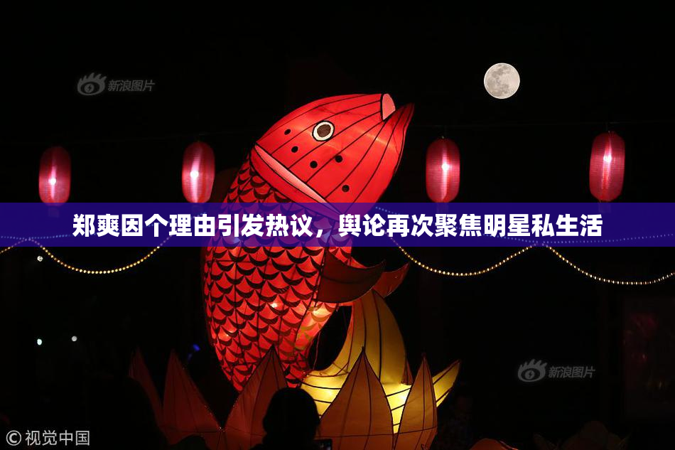 郑爽因个理由引发热议，舆论再次聚焦明星私生活