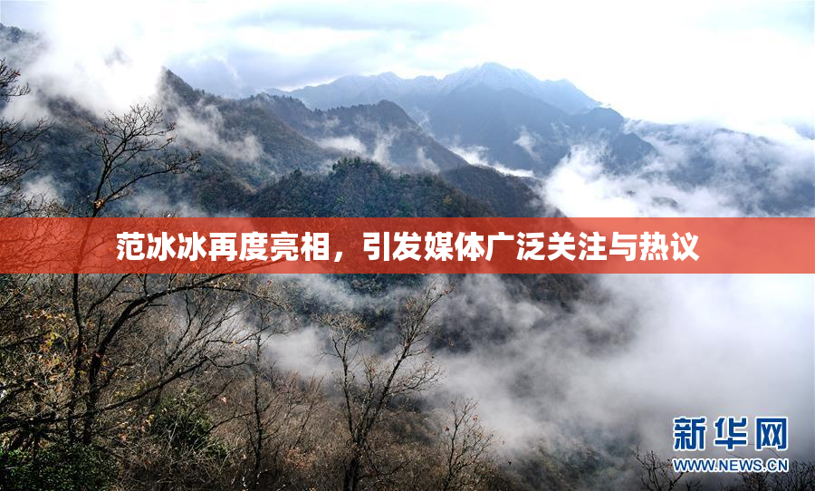 范冰冰再度亮相，引发媒体广泛关注与热议
