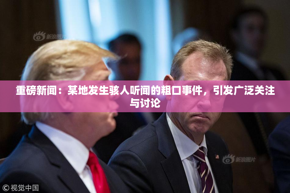 重磅新闻：某地发生骇人听闻的粗口事件，引发广泛关注与讨论