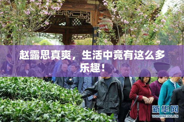 赵露思真爽，生活中竟有这么多乐趣！