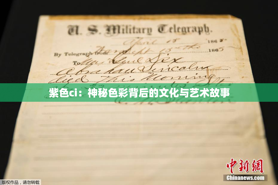 紫色ci：神秘色彩背后的文化与艺术故事