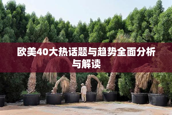 欧美40大热话题与趋势全面分析与解读