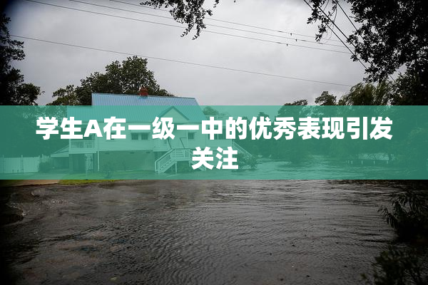学生A在一级一中的优秀表现引发关注