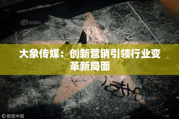 大象传媒：创新营销引领行业变革新局面